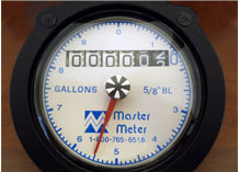 Meter face